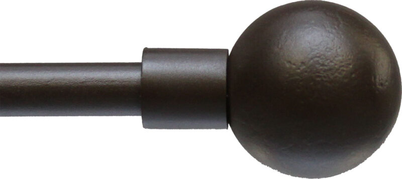 Ball finial for ½" rods