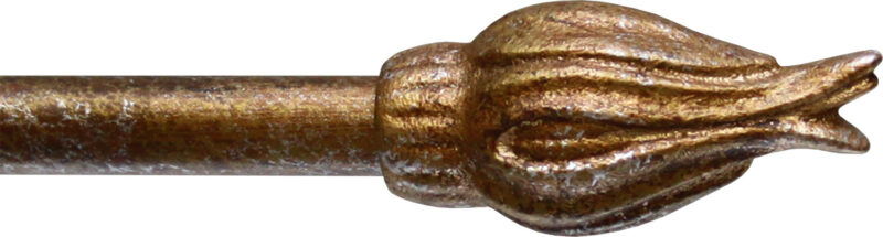 Bud finial for ½" rods