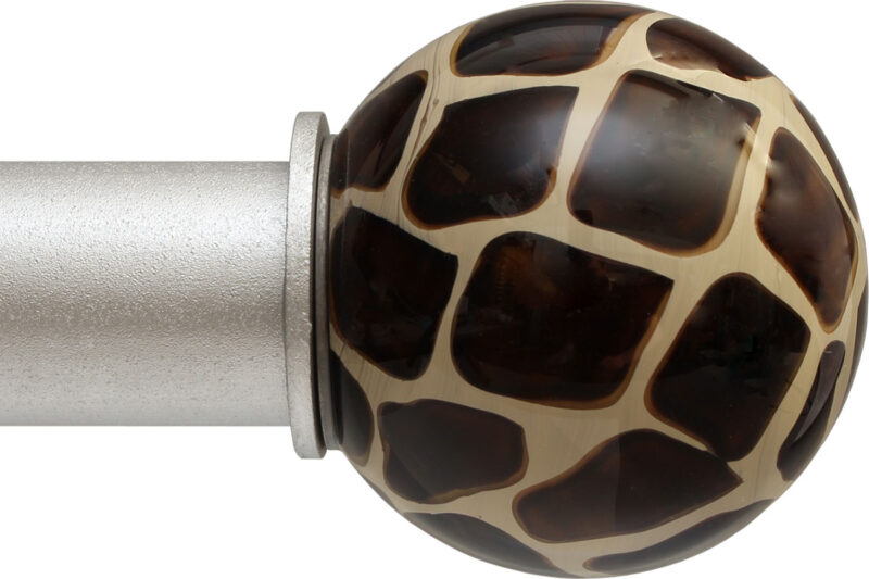 Giraffe Ball ArtGlass finial