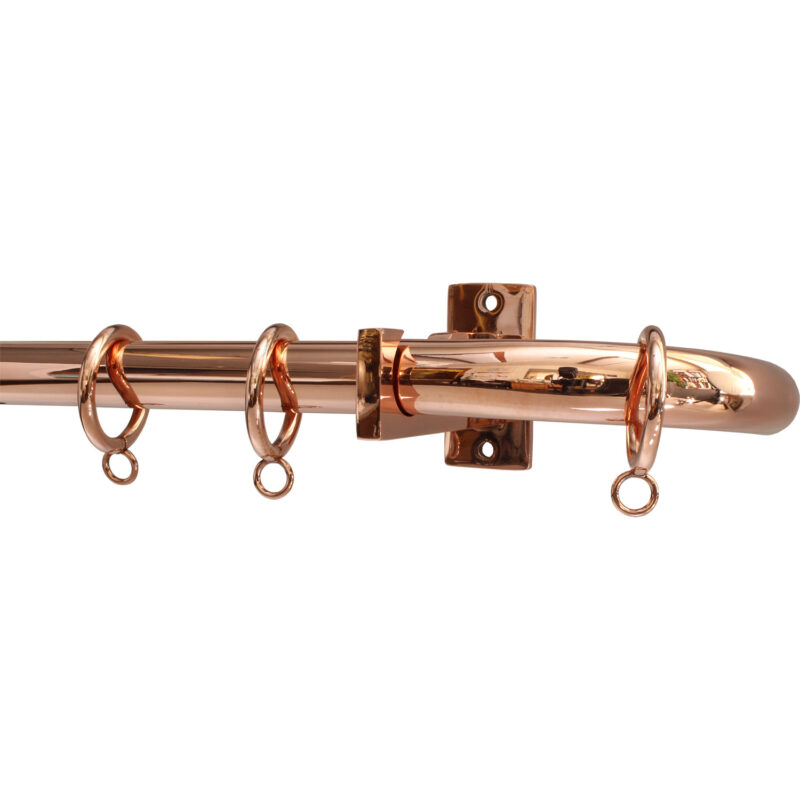 Polished Copper finish on French rod