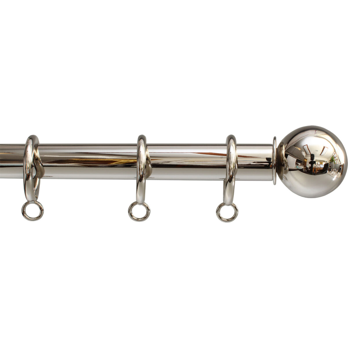 Polished Nickel Finish • Ona Drapery Hardware