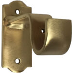 Matte Brass finish on Deco bracket