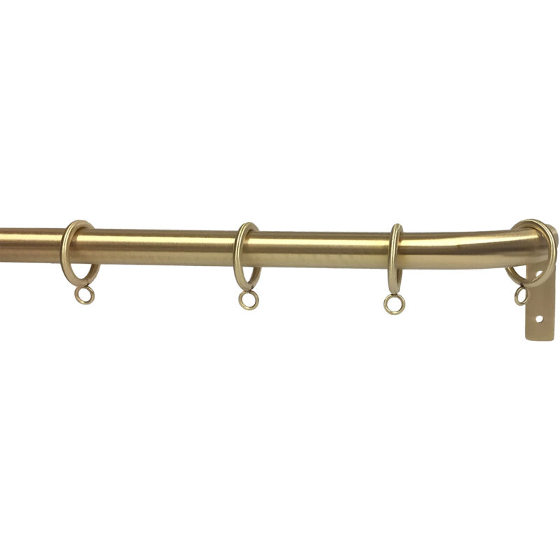 Matte Brass French Return with Standard Base