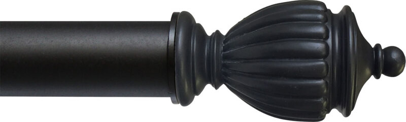 Purdue finial in Black