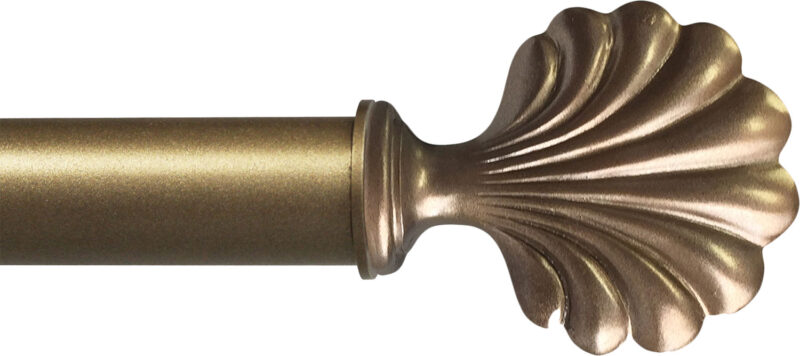 Seaside finial in Antique Brass