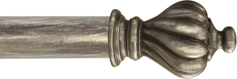 Swirl finial in Mica