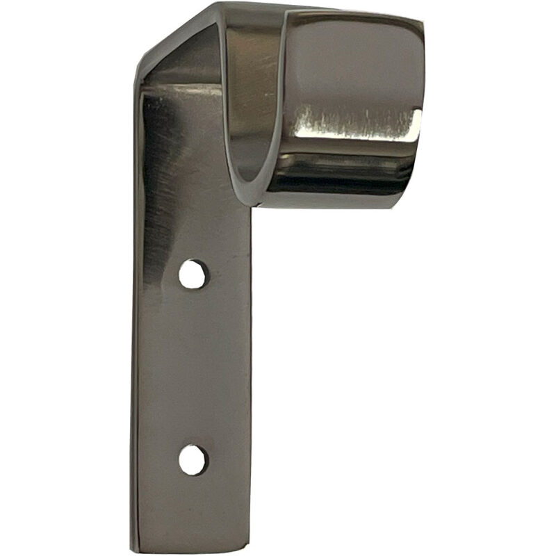 Polished Black Nickel finish on Standard bracket