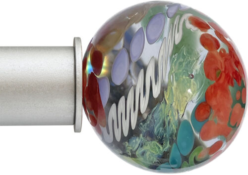 Ball Carnival Artisan Select ArtGlass Finial