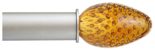 Drop – Amber / 24K Gold Cosmopolitan ArtGlass Finial