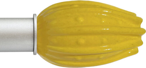 Tulip Yellow Artisan ArtGlass Finial